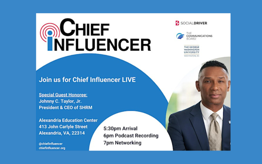 GWU Hosts “Chief Influencer LIVE” with Johnny C. Taylor, Jr.