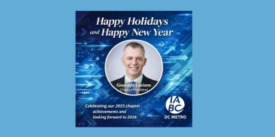 IABC DC Metro President’s Message: Reflecting on 2025, Starting 2026